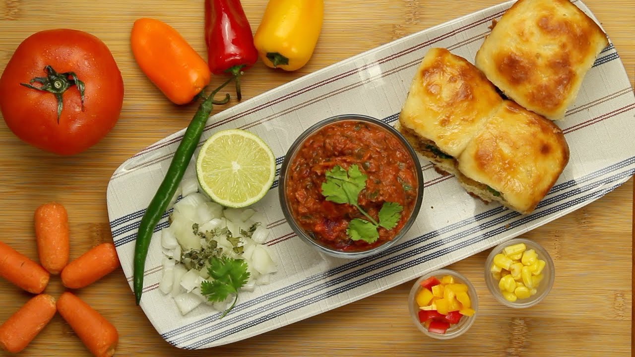 Mumbai Style Homemade Pav Bhaji
