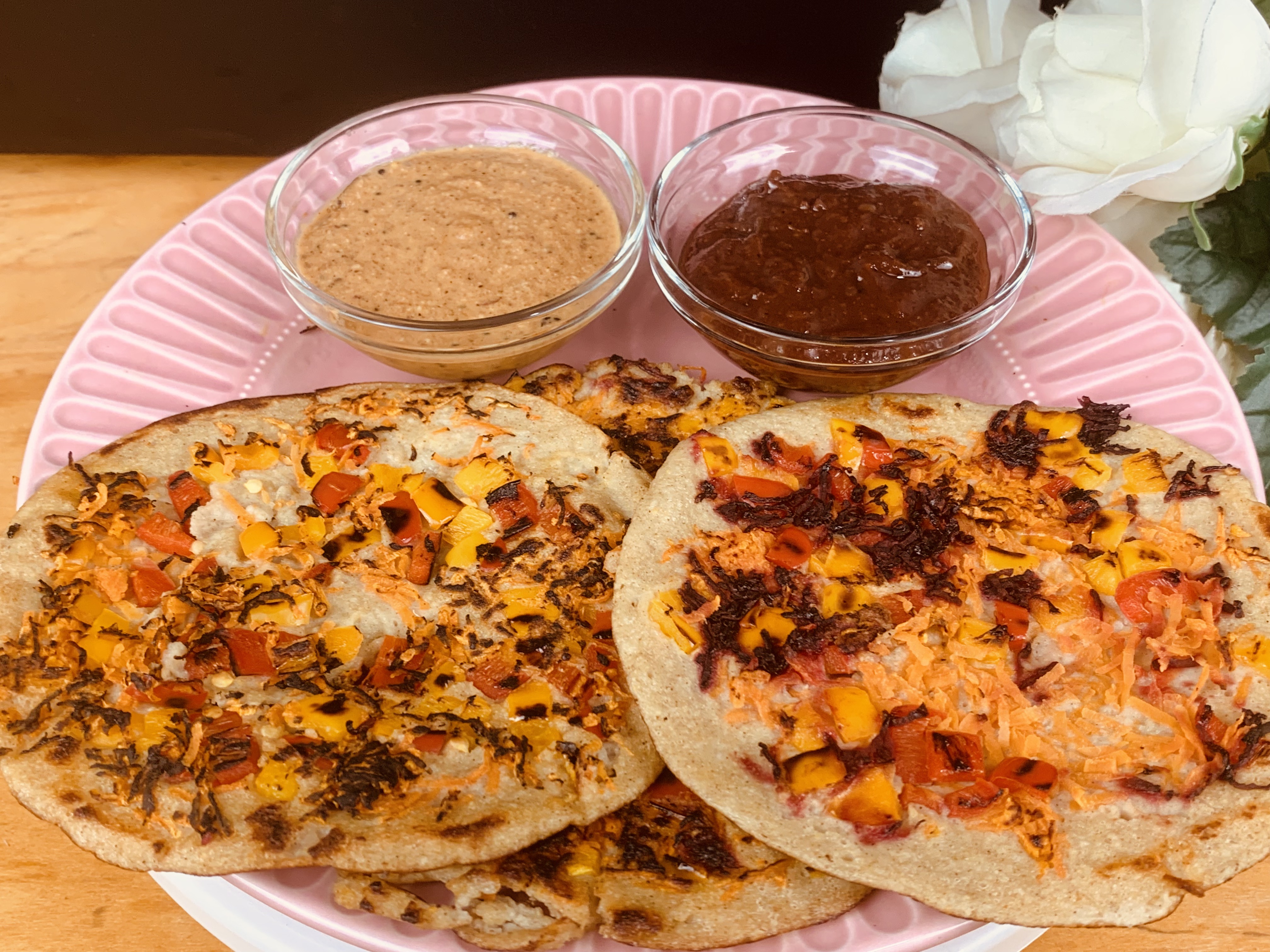 Jowar(Sorghum) Flour Pancake / Uttapam | Jowar Uttapa